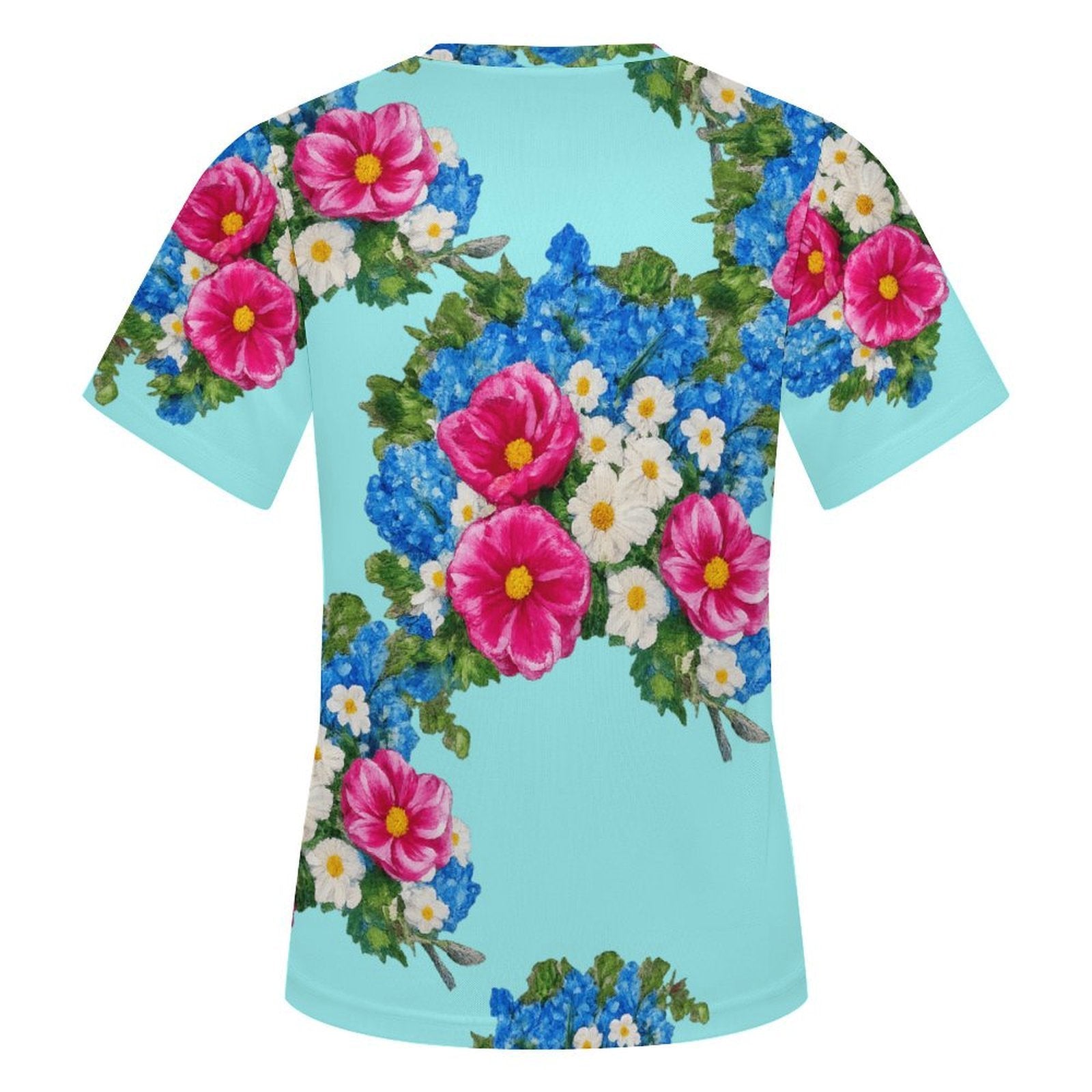 Rose La Bohème Floral Mesh Top