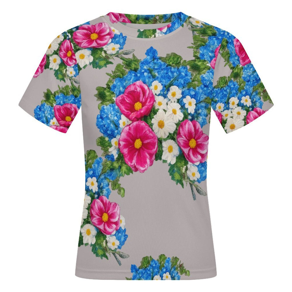 Rose La Bohème Custom Women's Mesh Top