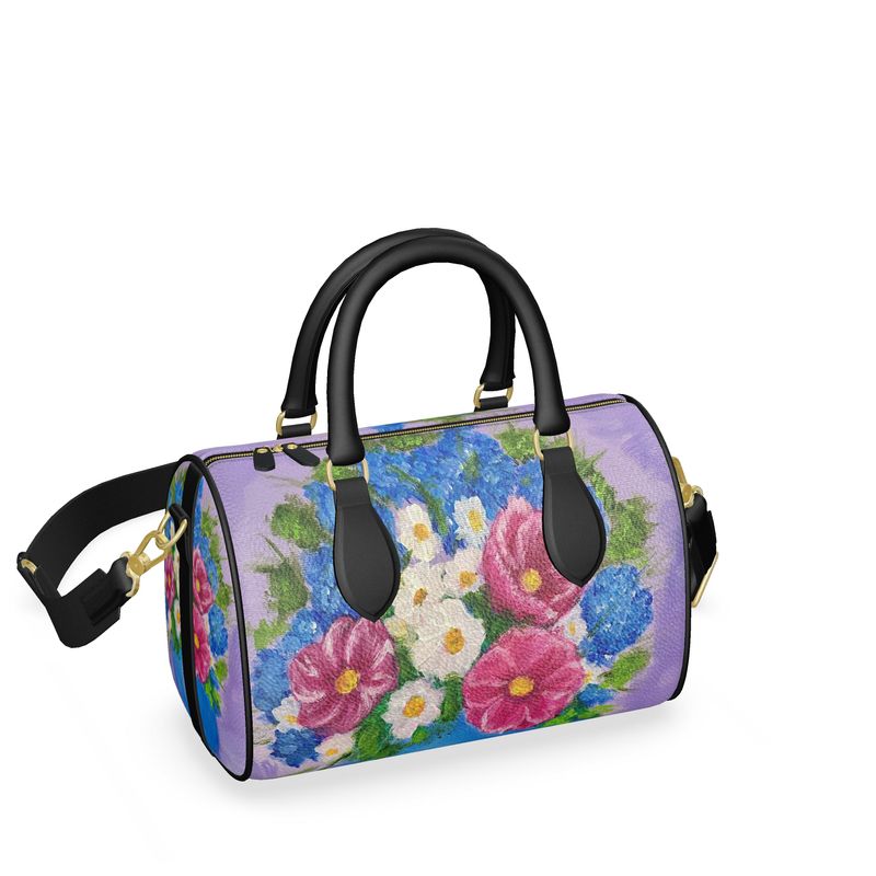 Lavender Garden Mini Duffle Bag