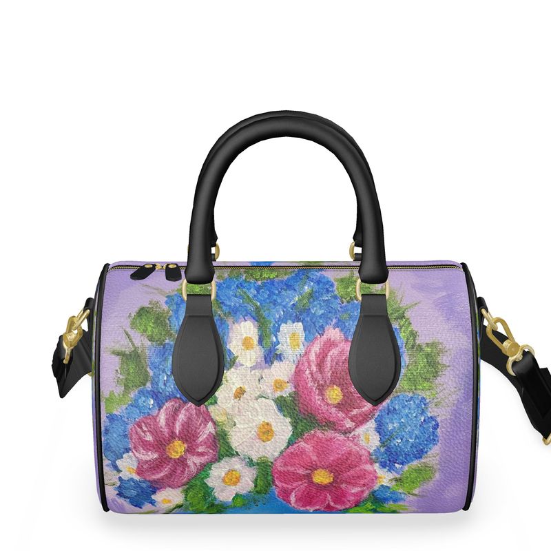 Lavender Garden Mini Duffle Bag