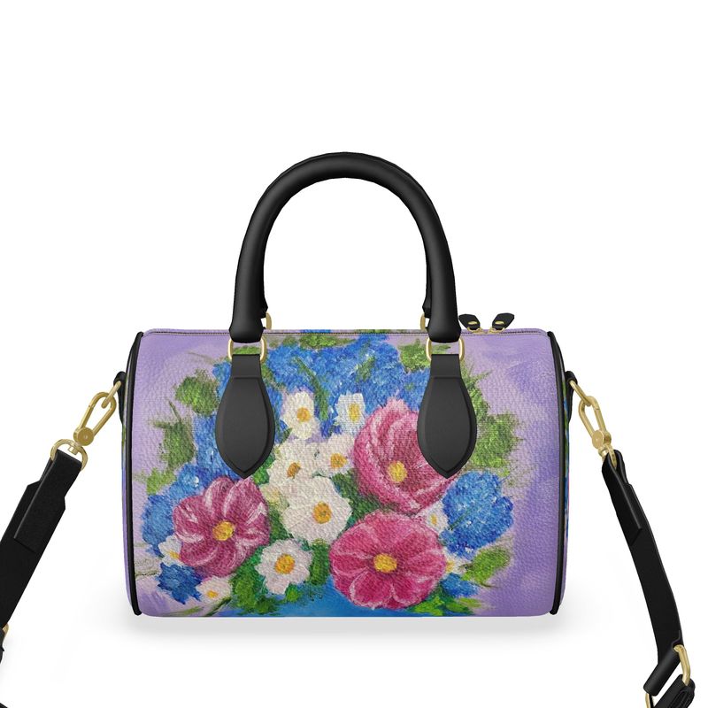 Lavender Garden Mini Duffle Bag
