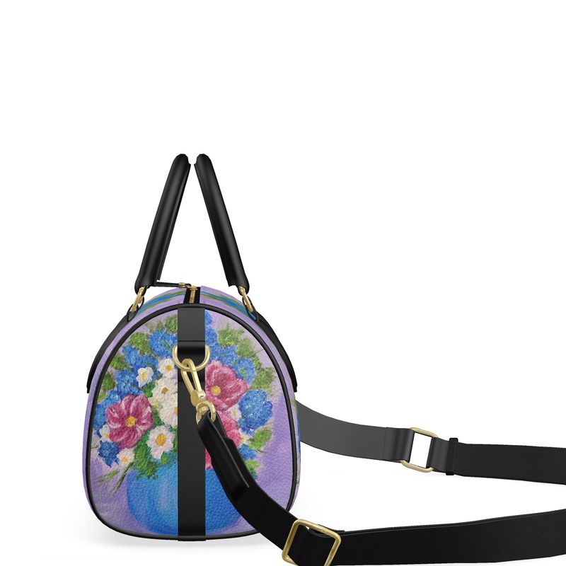 Lavender Garden Mini Duffle Bag
