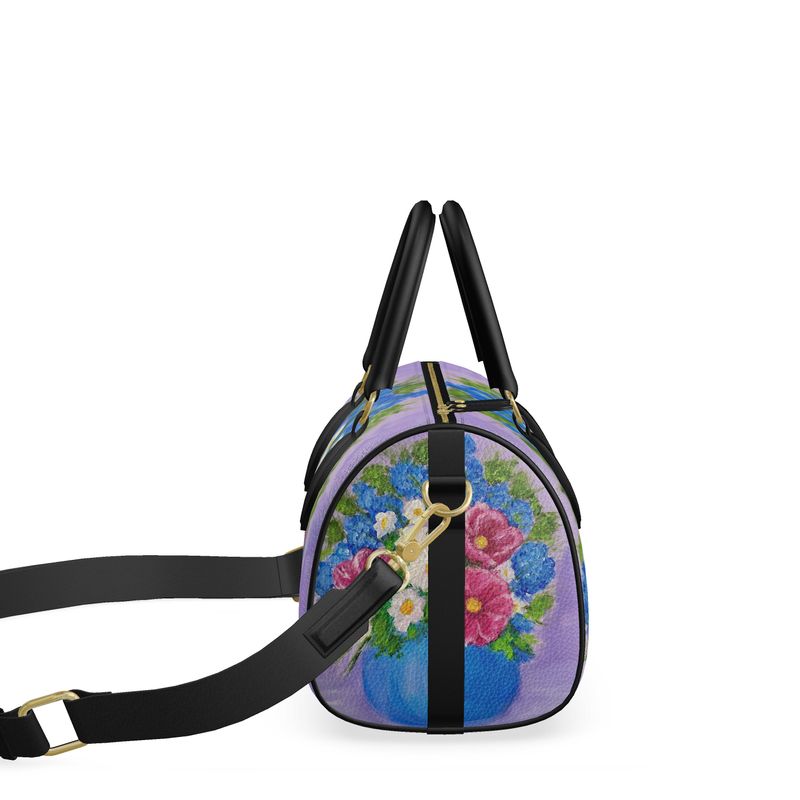 Lavender Garden Mini Duffle Bag