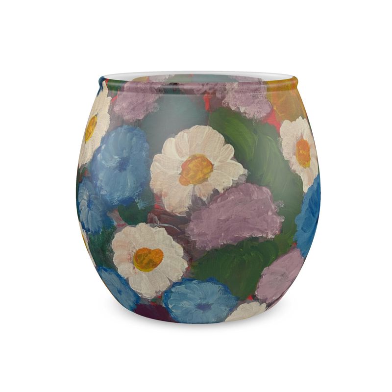 Evening Garden - Glass Tealight Candle Holder