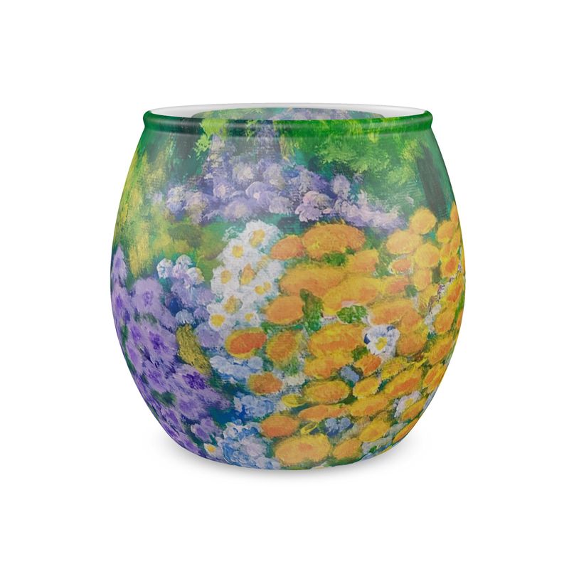 Secret Garden - Glass Tealight Candle Holder