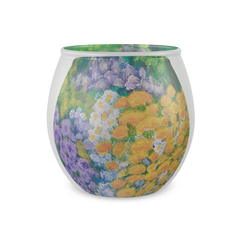 Secret Garden - Glass Tealight Candle Holder
