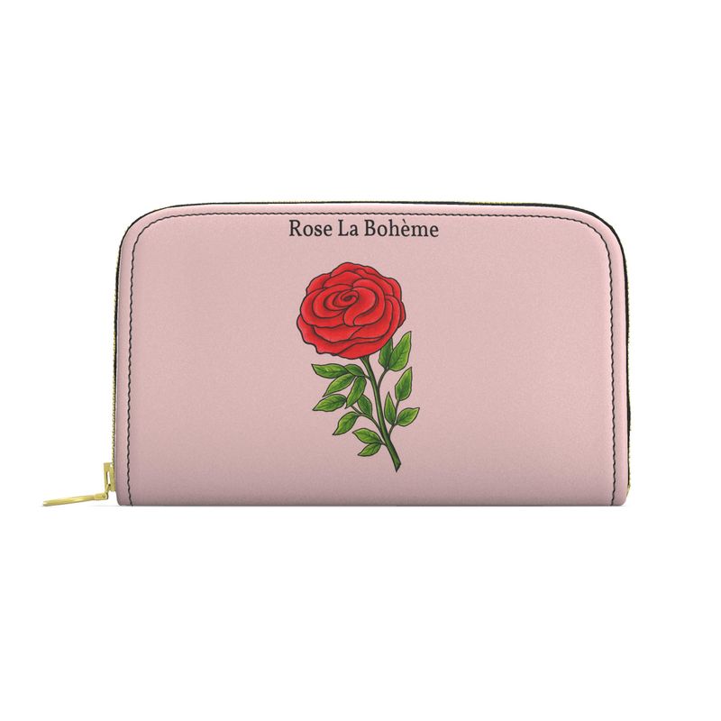 Rose La Boheme - Leather Zip Wallet