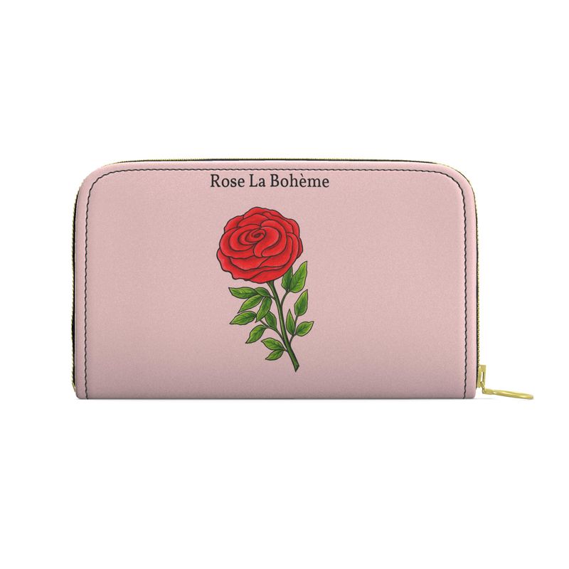 Rose La Boheme - Leather Zip Wallet