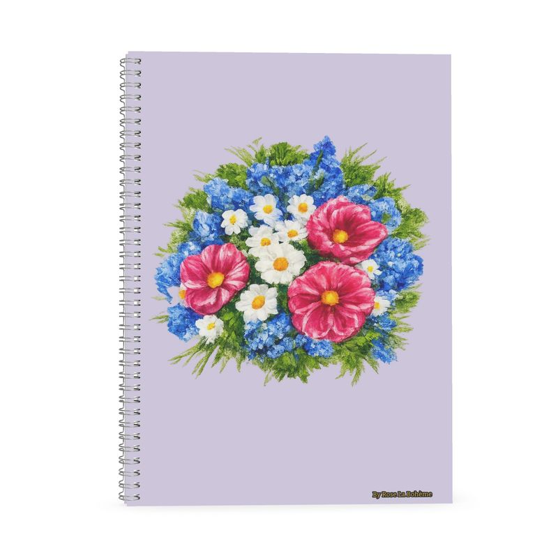 Lavender Garden - Spiral Notebook