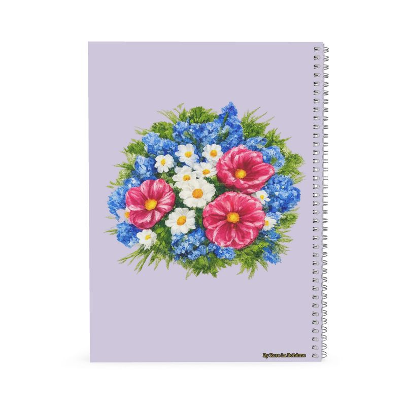 Lavender Garden - Spiral Notebook