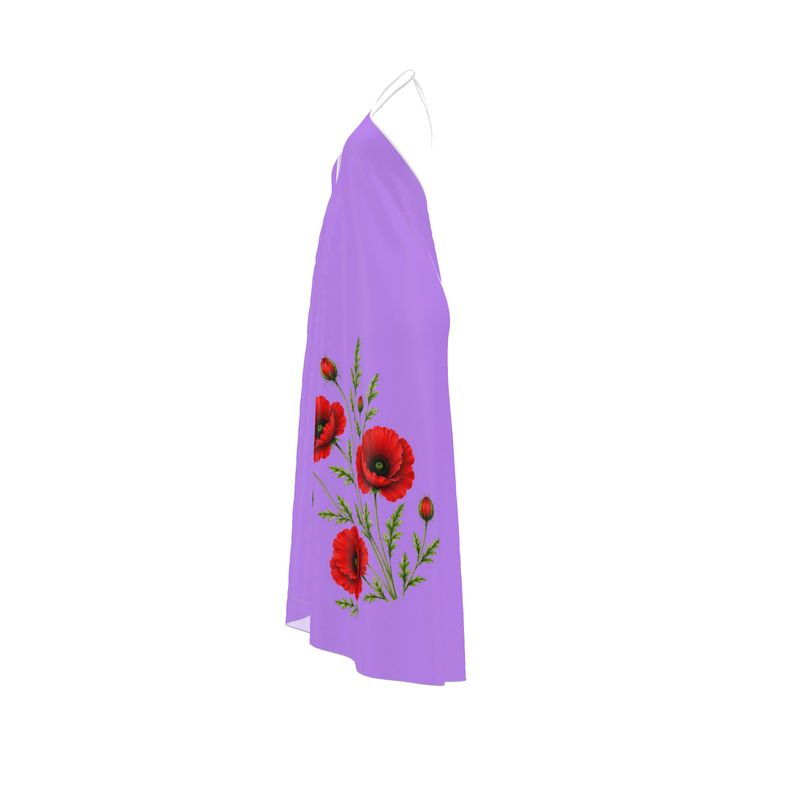 Halterneck backless dress