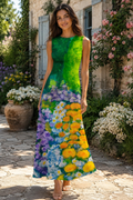 Wisteria Garden - Maxi Dress