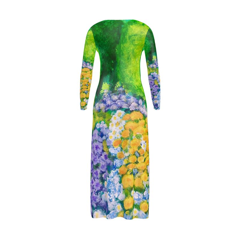 Wisteria Garden Ladies Long Cardigan