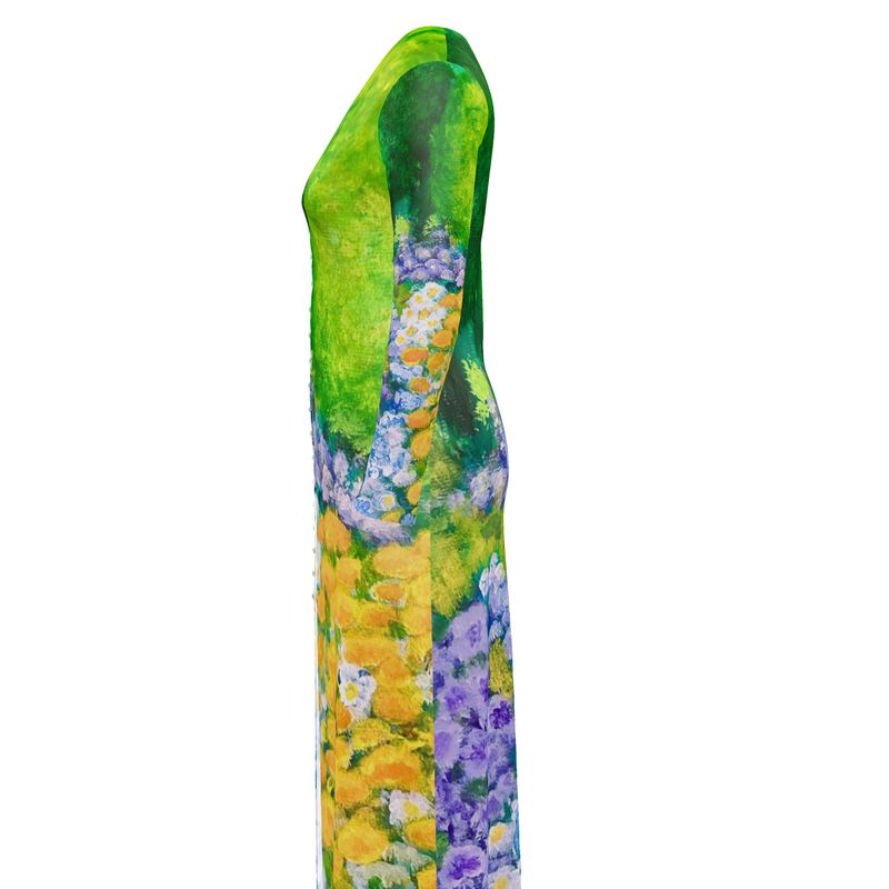 Wisteria Garden Ladies Long Cardigan