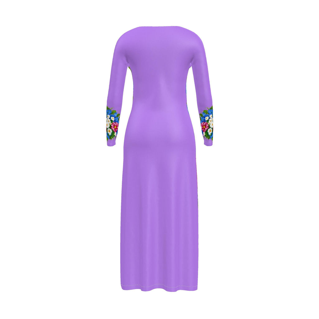 Lavender Wildflower Long Cardigan