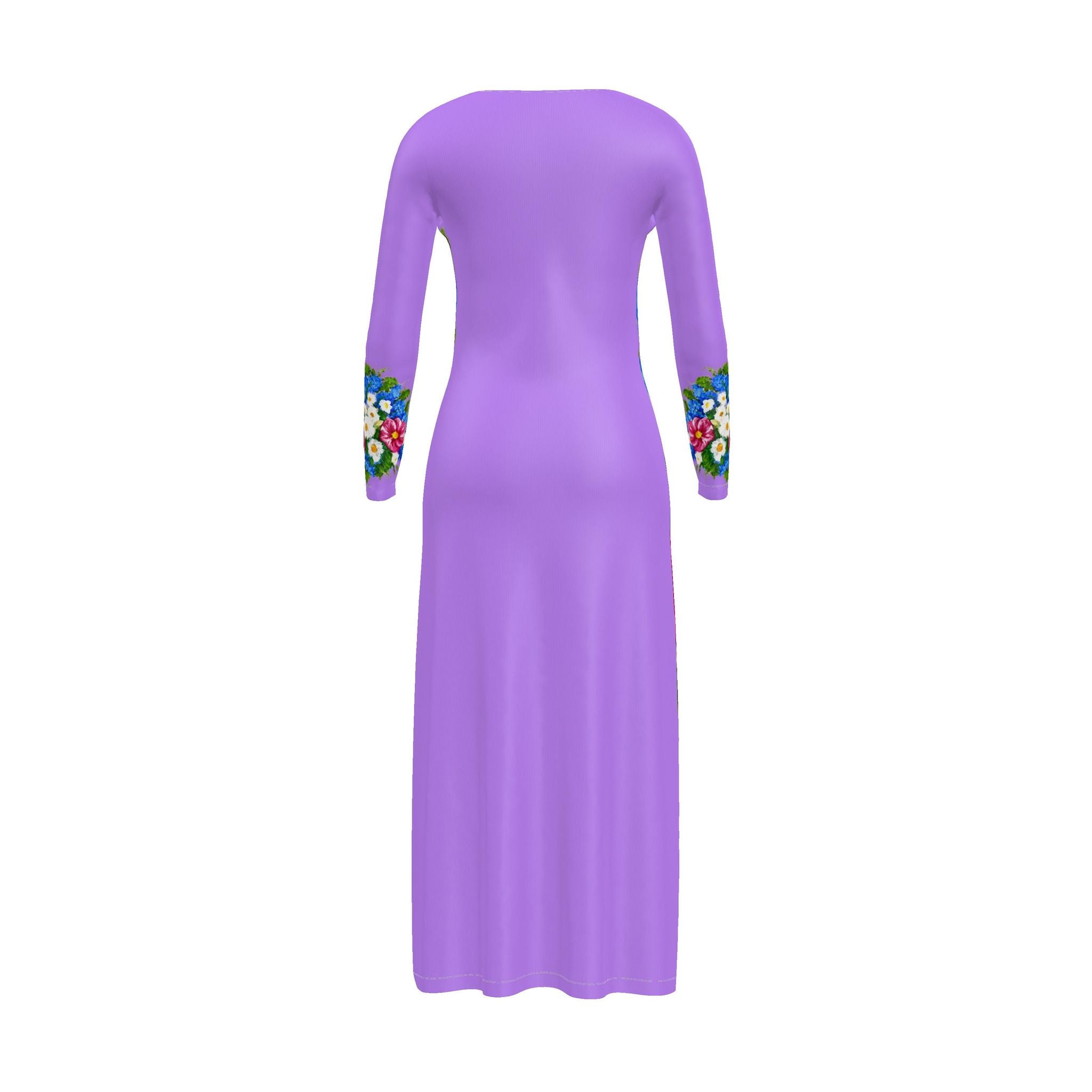 Lavender Wildflower Long Cardigan