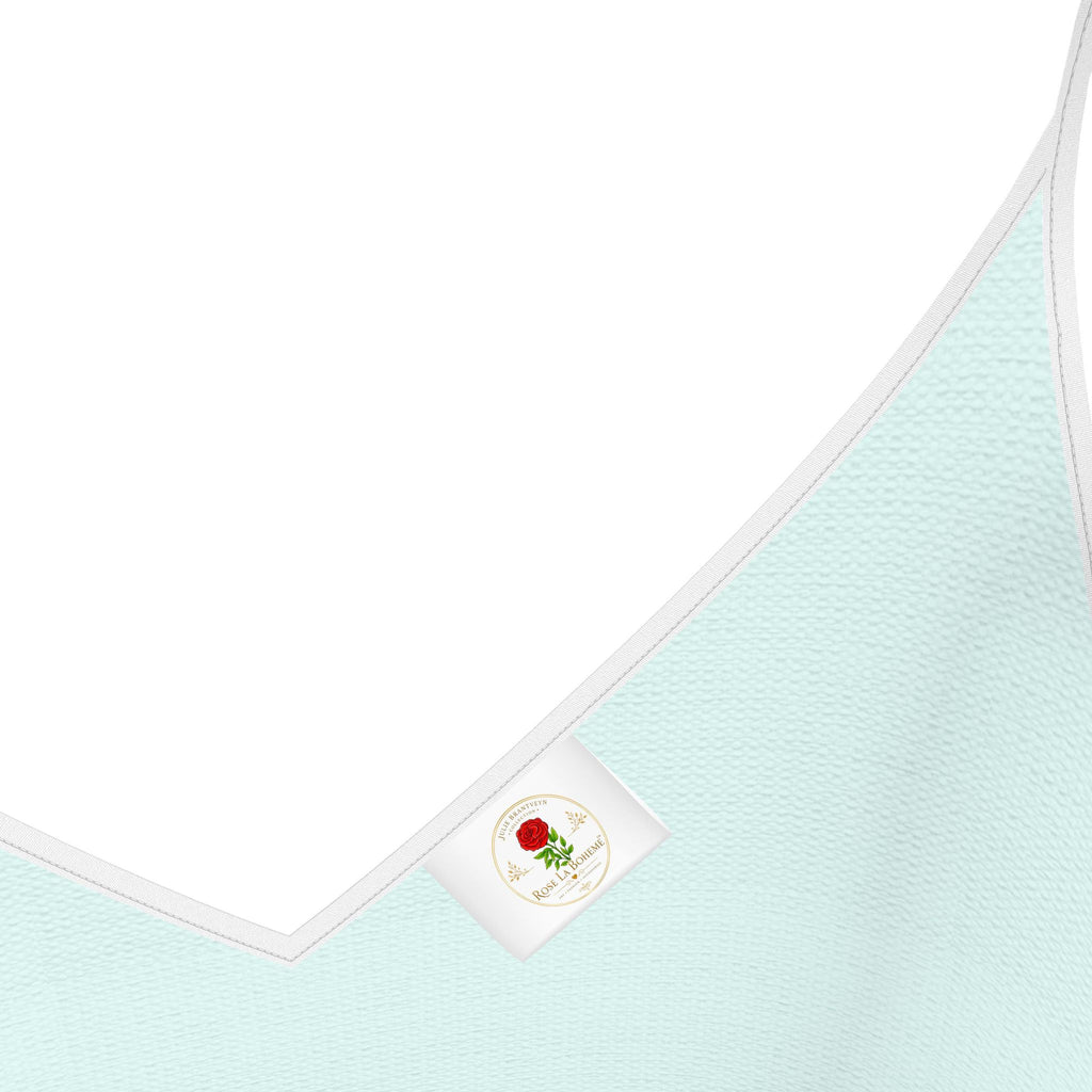 Turquoise Poppy Slip Dress