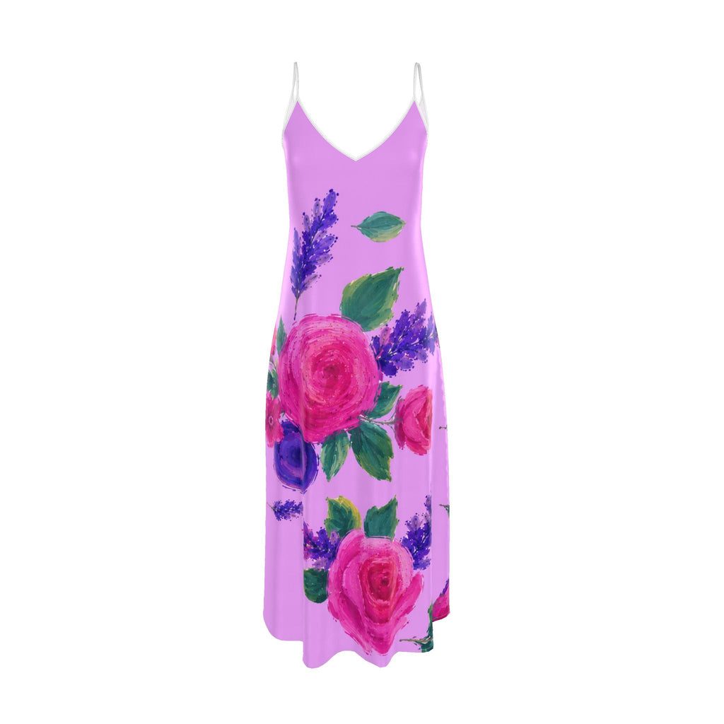 Lavender Maxi Slip Dress