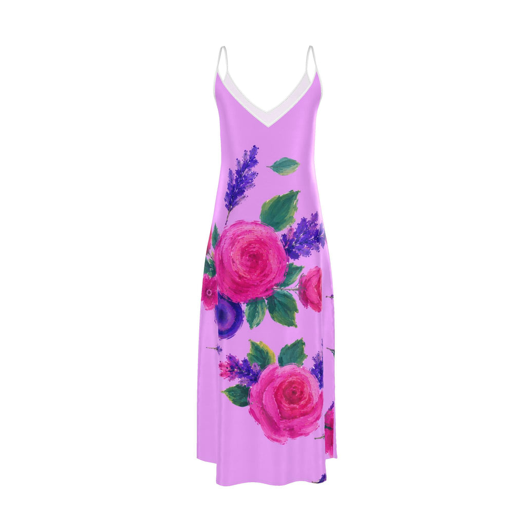 Lavender Maxi Slip Dress