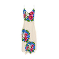Ivory Summer Bouquet Maxi Slip Dress