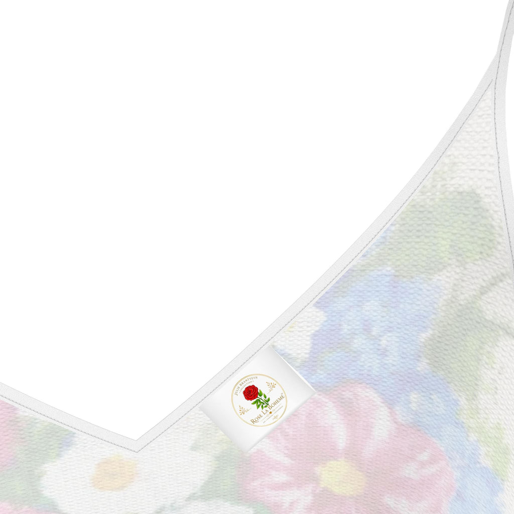 Ivory Summer Bouquet Maxi Slip Dress