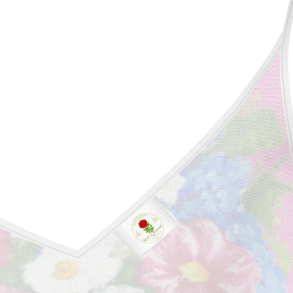 Rose Bouquet Maxi Slip Dress
