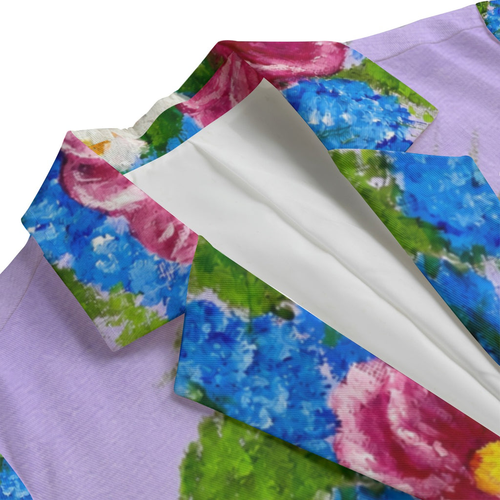 Lavender Floral Blazer