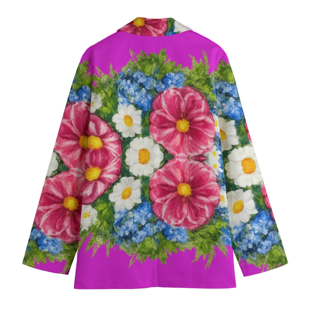 Pink Floral Blazer