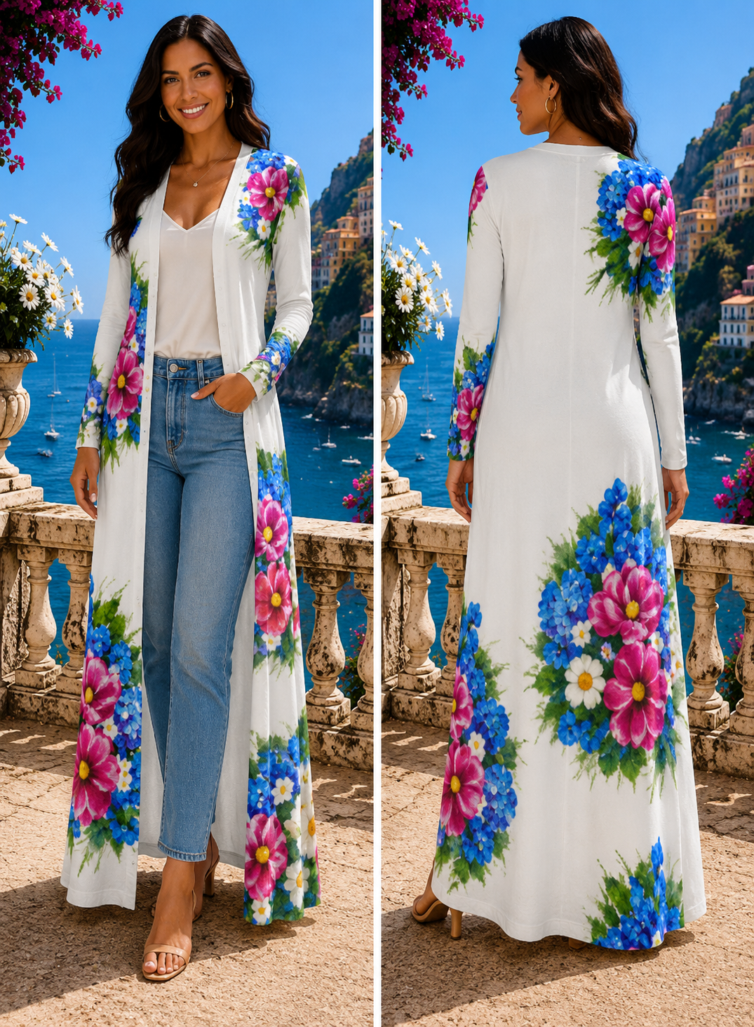 Azure Garden - Ladies Cardigan