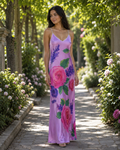 Lavender Maxi Slip Dress