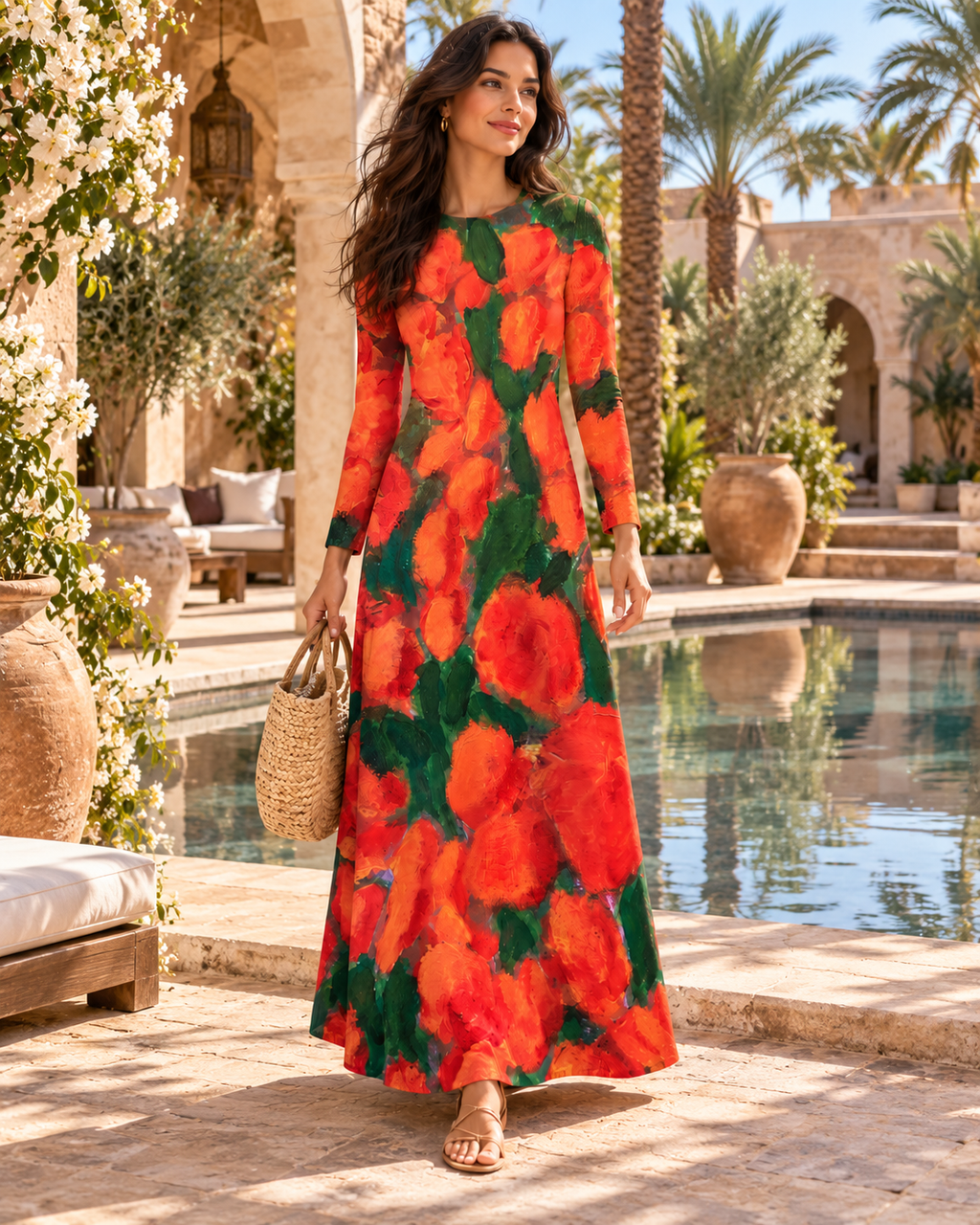 A Thousand Roses Liliana Maxi Dress