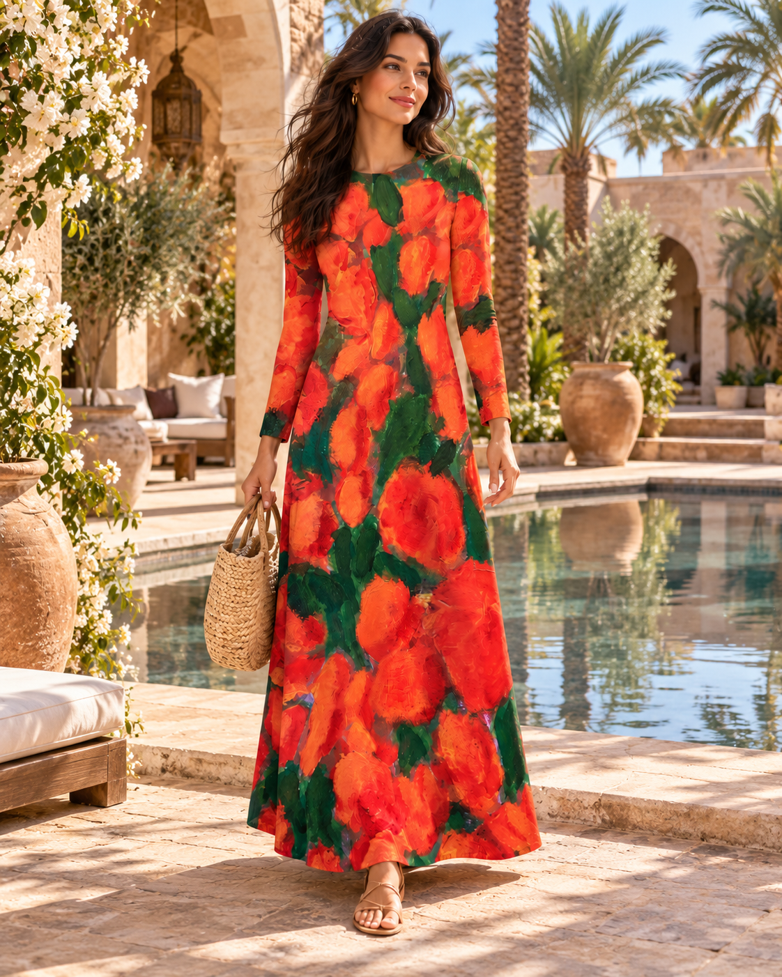 A Thousand Roses Liliana Maxi Dress
