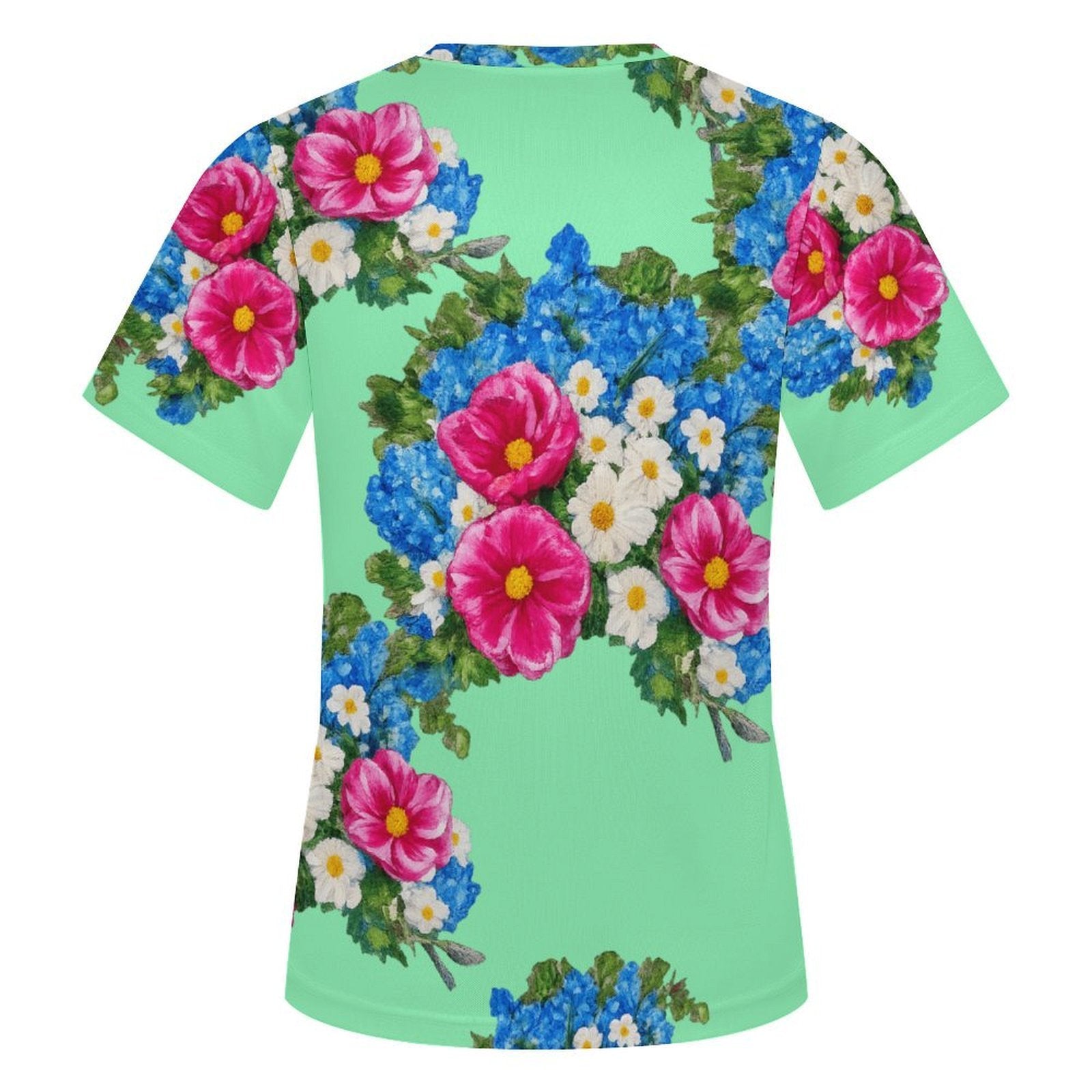 Rose La Bohème Floral Mesh Top