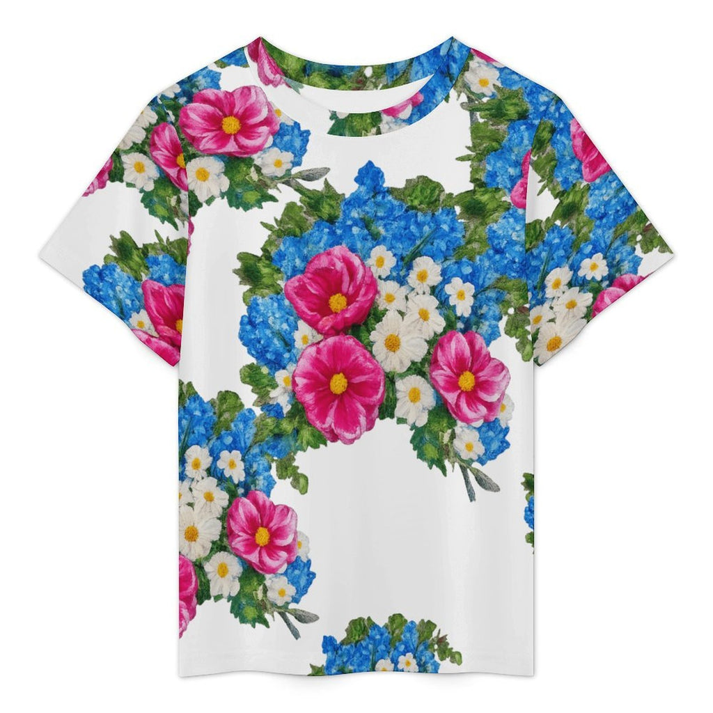 Rose La Bohème Floral Mesh Top