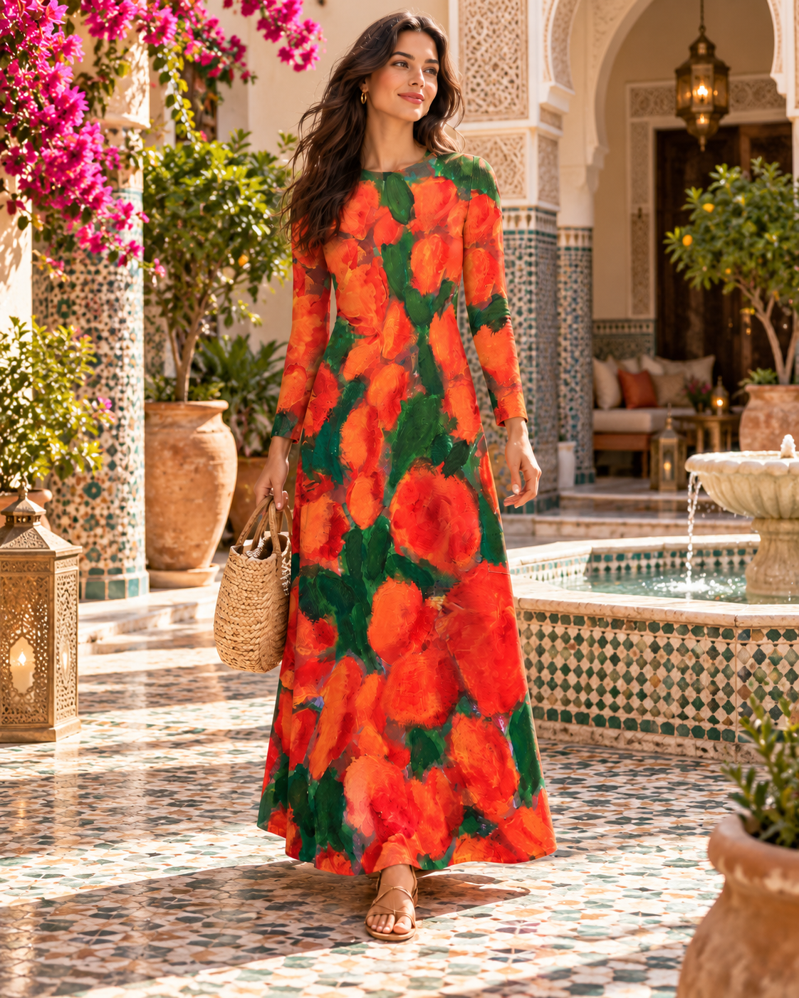 A Thousand Roses Liliana Maxi Dress