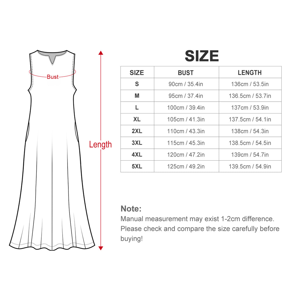 Sunshine Sleeveless Long Dress