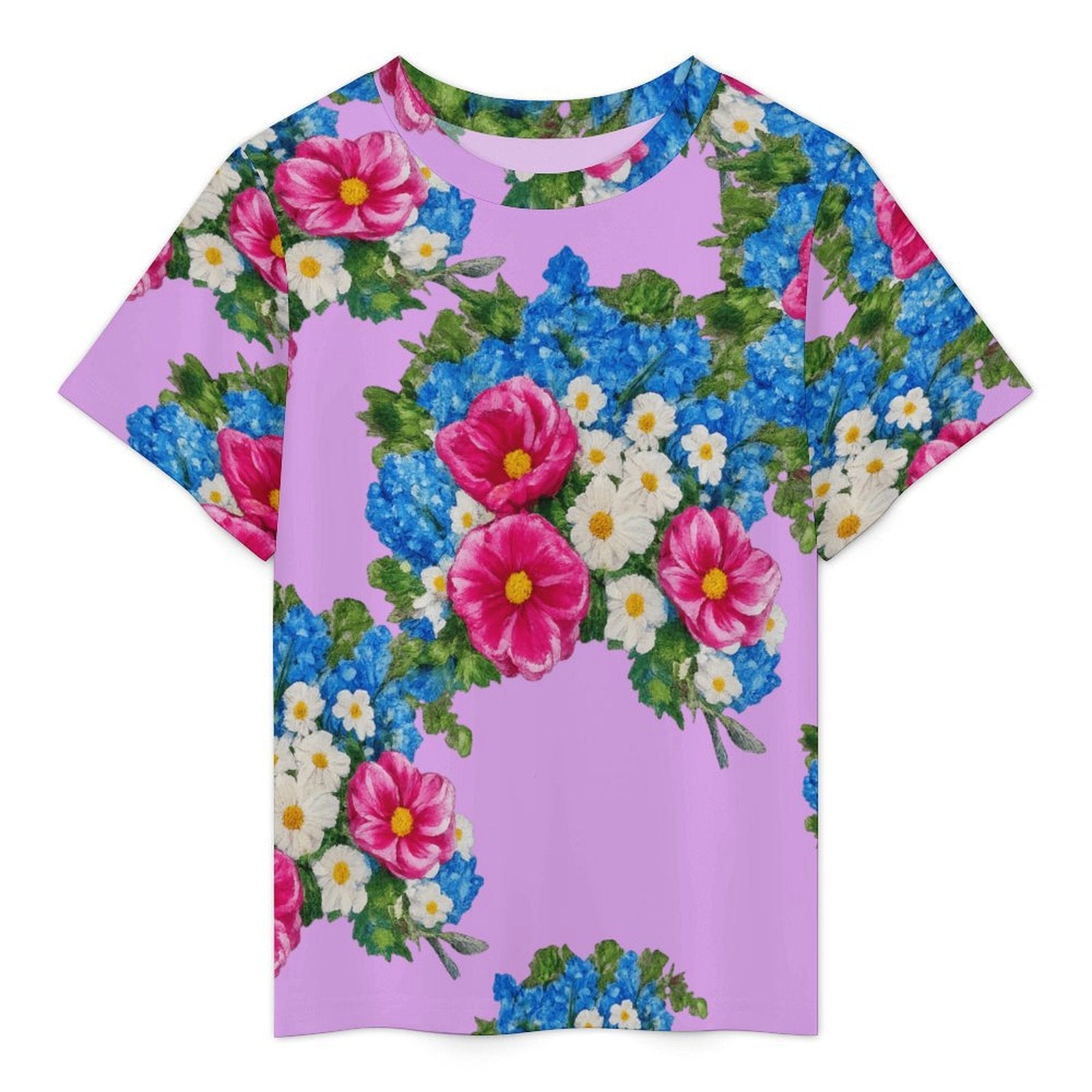 Rose La Bohème Floral Mesh Top