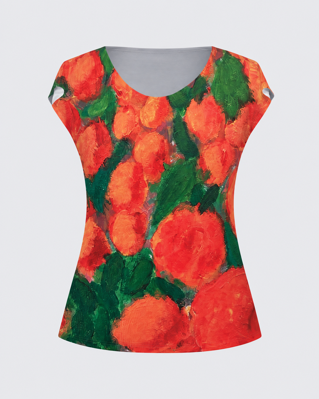 A Thousand Roses Sleeveless Floral Top