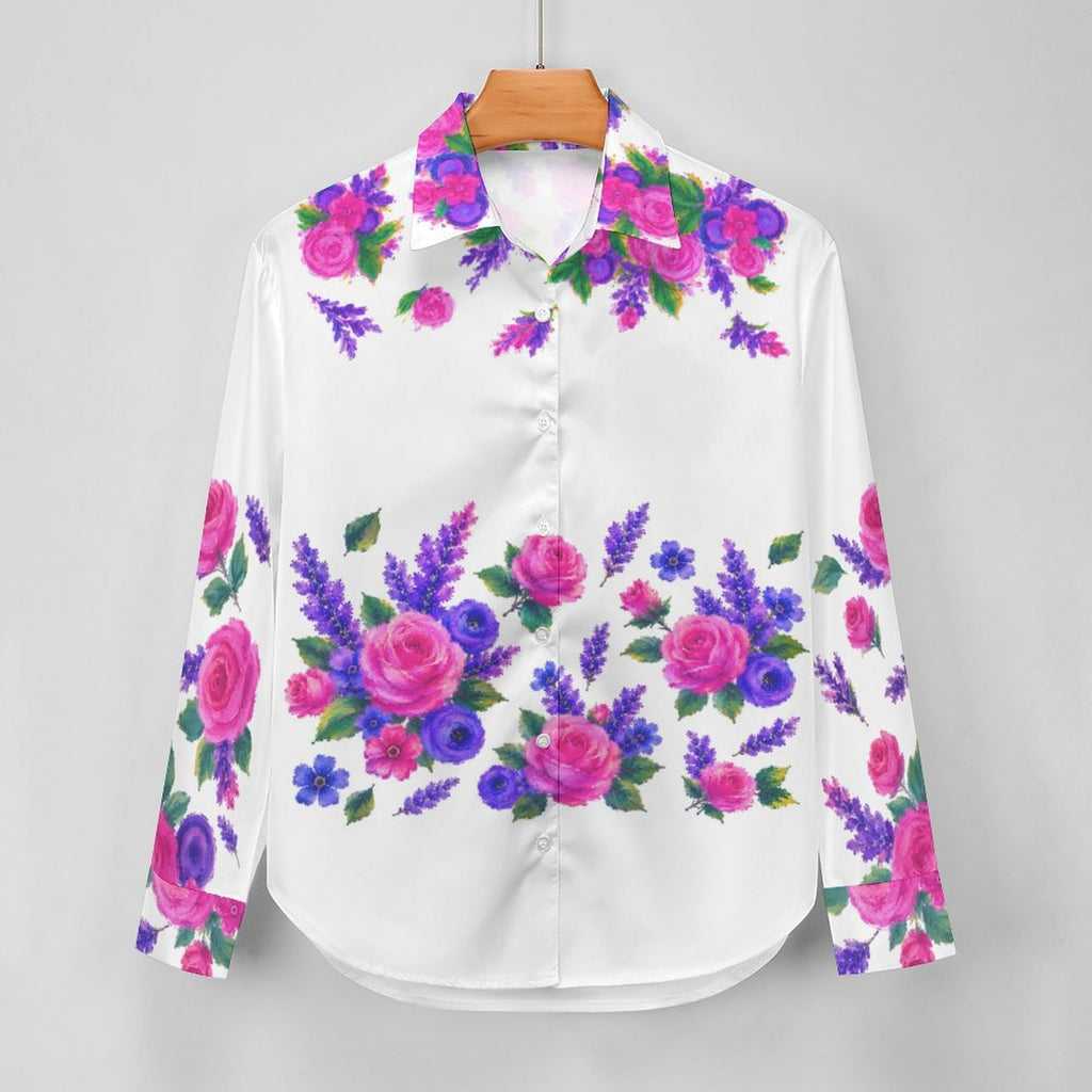 Rose La Bohème - Floral Long-Sleeve Bouse