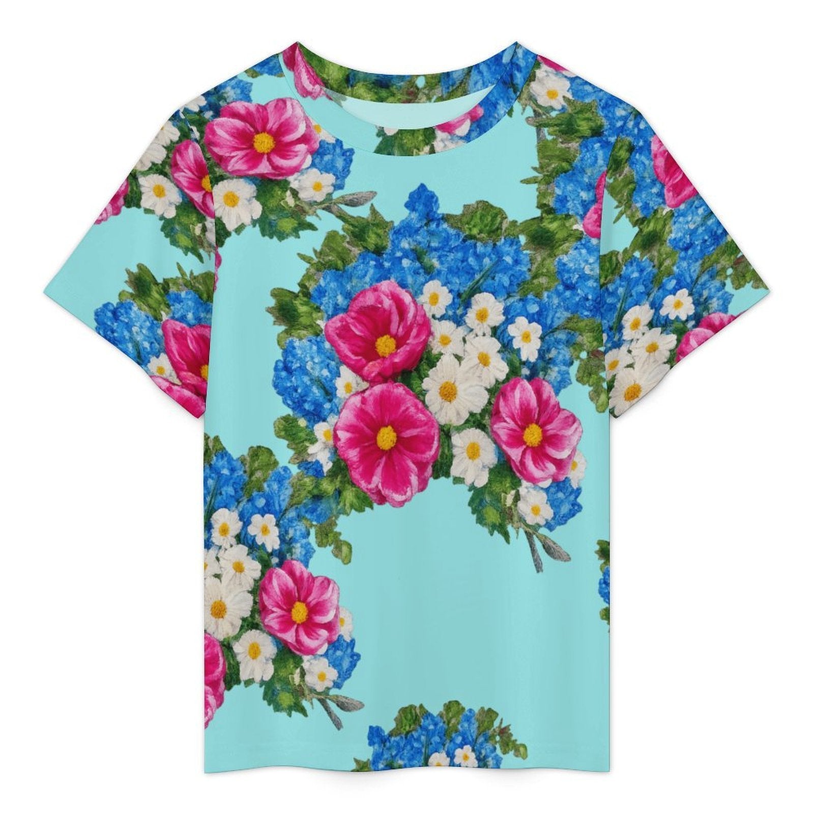 Rose La Bohème Floral Mesh Top