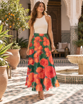 A Thousand Roses Stella Satin Skirt