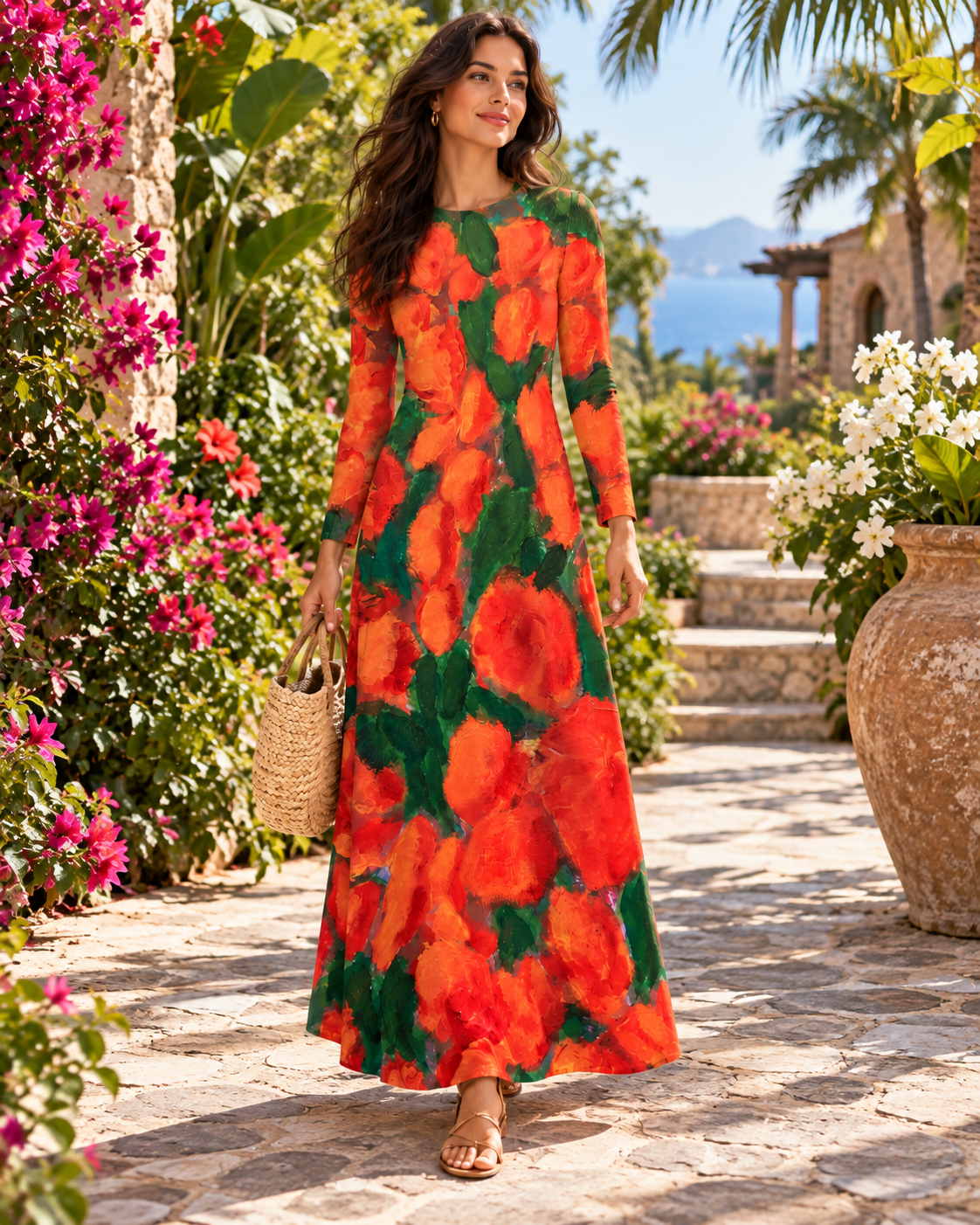 A Thousand Roses Liliana Maxi Dress