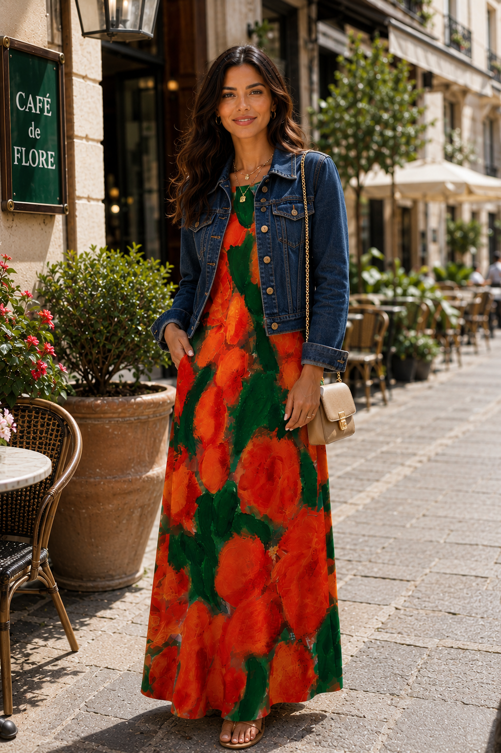 A Thousand Roses Maxi Dress