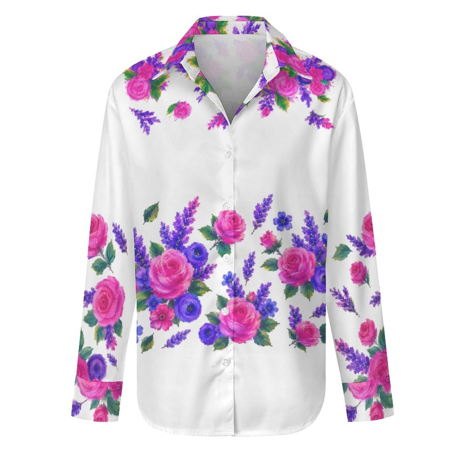 Rose La Bohème - Floral Long-Sleeve Bouse