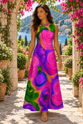 Summer Bouquet Maxi Dress