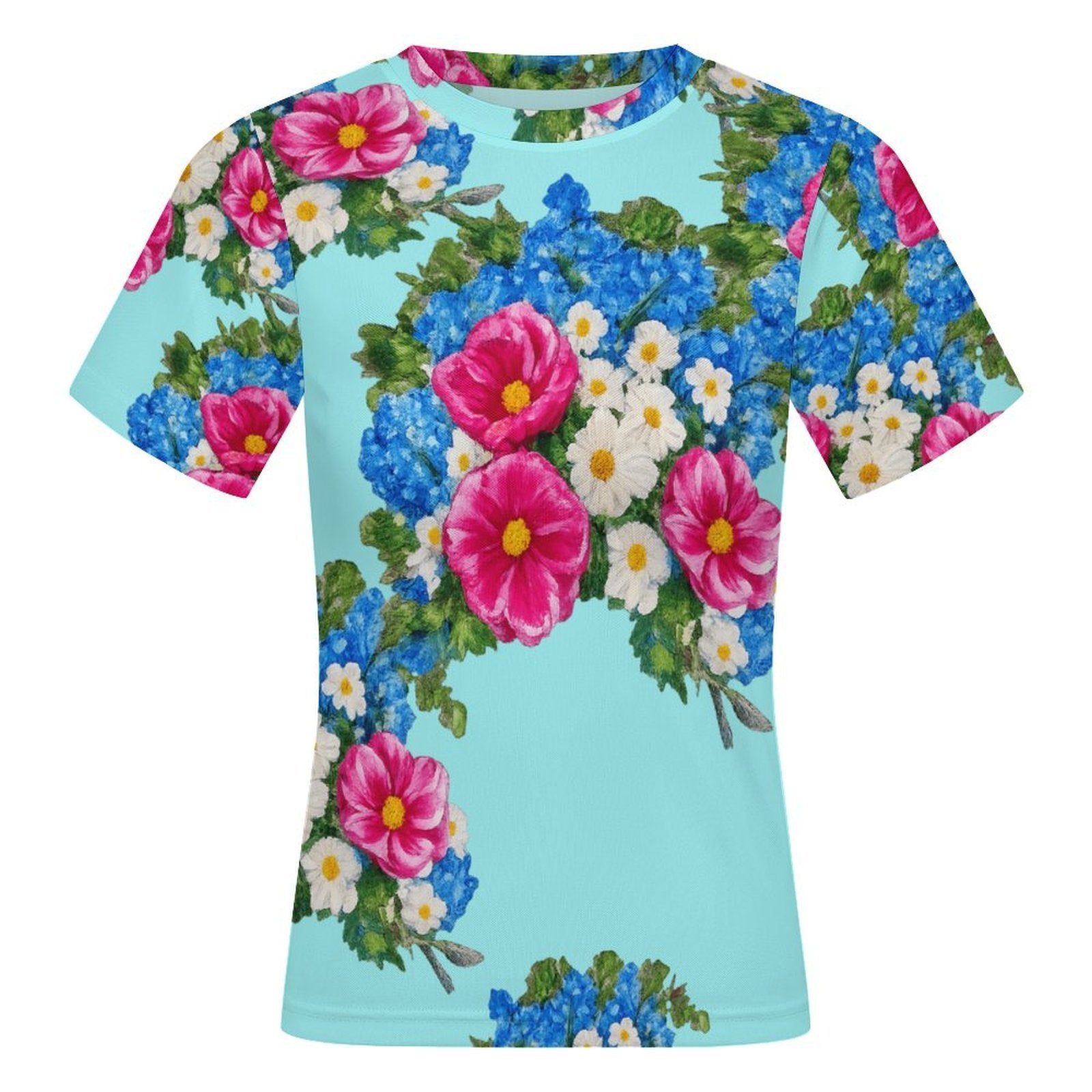 Rose La Bohème Floral Mesh Top