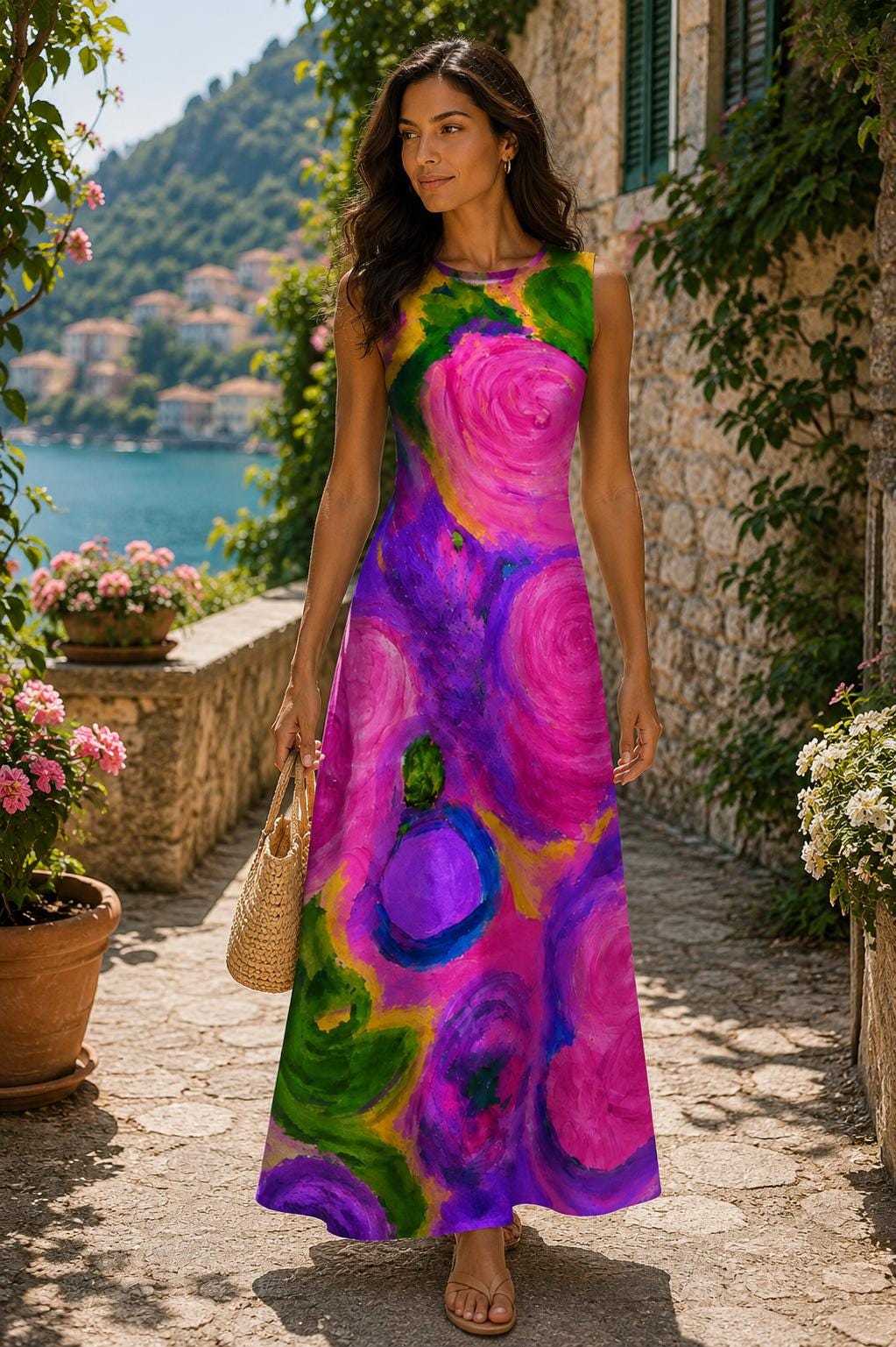 Summer Bouquet Maxi Dress by Rose La Bohème