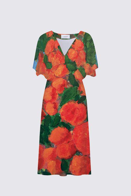 A Thousand Roses Sarah V-Neck Dress, second view