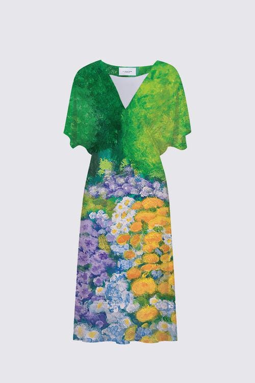 Wisteria Garden Sarah V-Neck Dress, second view
