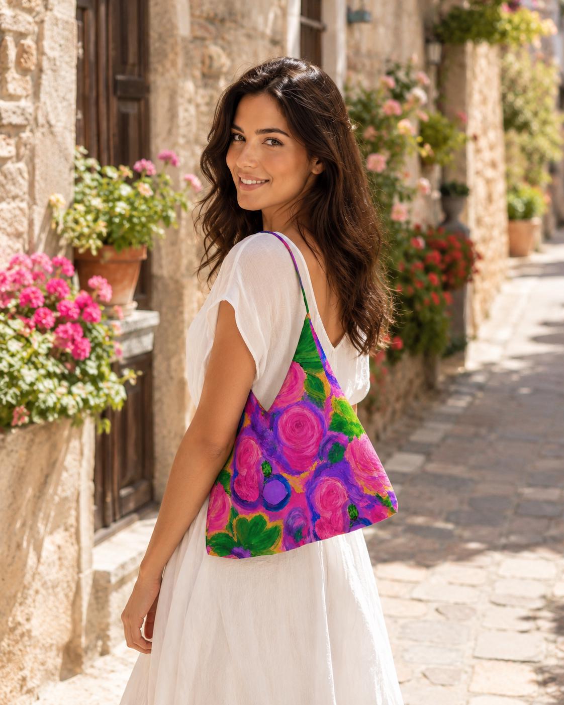 Summer Bouquet Tulip Bag, side view